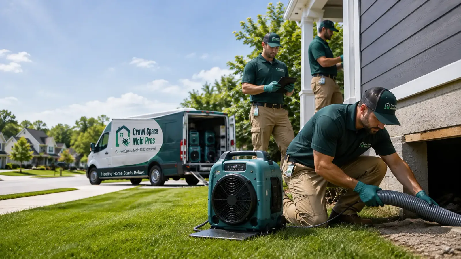 Crawl Space Mold Removal in Sheridan, MI